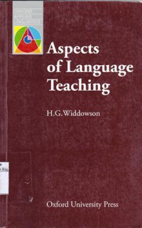 Aspects of Language Teaching