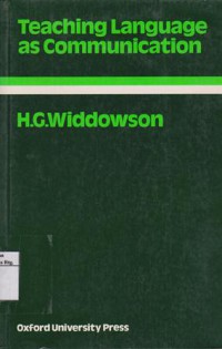 Teaching language as Communication