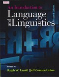 An introduction to Language and Linguistics