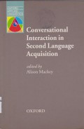 Conversational Interaction in Second Language Acquisition