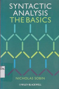 Syntactic Analysis the Basics
