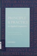 Principle & Practice in Applied Linguitics; Studies in honour of H.G. Widdowson