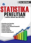 Statistika Penelitian; Analisis Manual dan IBM SPSS